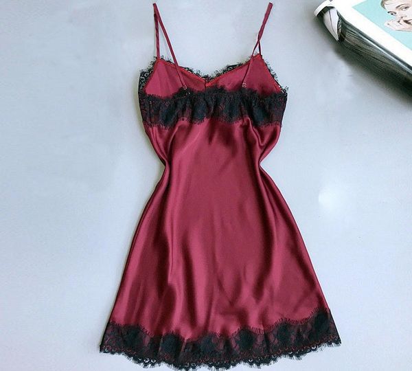 plus size night dress nightgown nightwear lace patchwork camisola lingerie nighty silk dress sleep wear nightdress99, Black;red
plus size night dress nightgown nightwear lace patchwork camisola lingerie nighty silk dress sleep wear nightdress99, Black;red