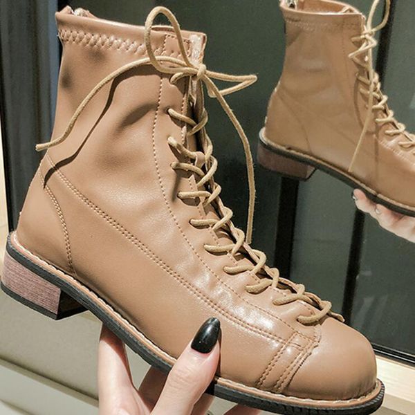 ankle boots women boots women shoes woman fashion flat pu short square toe 2020 autumn new comfortable short d534, Black
ankle boots women boots women shoes woman fashion flat pu short square toe 2020 autumn new comfortable short d534, Black