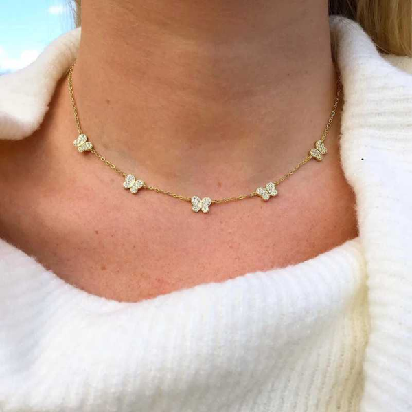 cz butterfly charm necklace for women cute beautiful animal design minimal delicate white cz 35+10cm choker necklaces, Golden;silver
cz butterfly charm necklace for women cute beautiful animal design minimal delicate white cz 35+10cm choker necklaces, Golden;silver