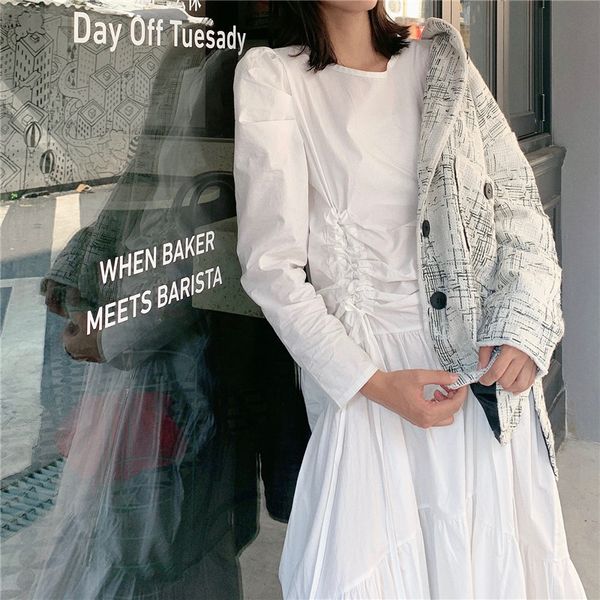 autumn white folded pleated mini shirt dress women niche design irregular dress fashion long sleeve loose causal vestidos, Black;gray
autumn white folded pleated mini shirt dress women niche design irregular dress fashion long sleeve loose causal vestidos, Black;gray