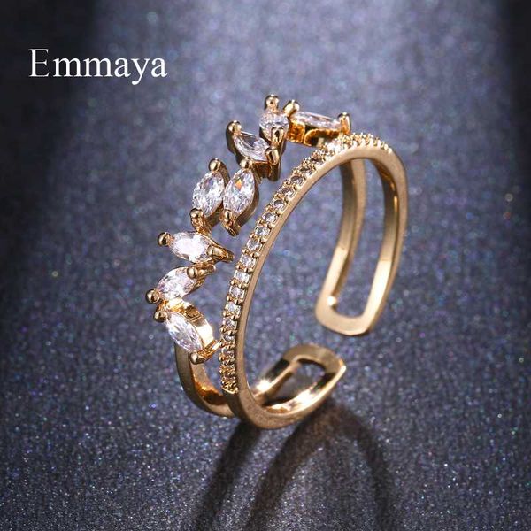 cluster rings emmaya fashion model of cubic zircon random arrangement adjustable ring female attending party first choice attractive jewelry, Golden;silver
cluster rings emmaya fashion model of cubic zircon random arrangement adjustable ring female attending party first choice attractive jewelry, Golden;silver