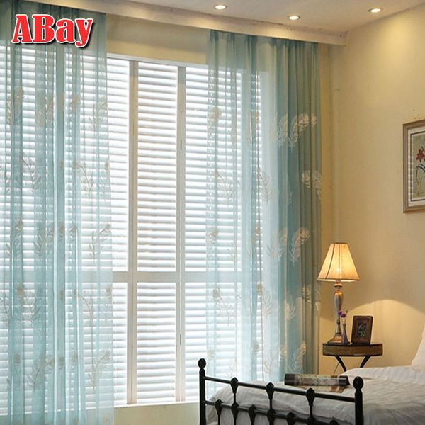 embroidery sheer curtains in the living room for window home decoration modern curtains for bedroom tulle leaves voile drapes
embroidery sheer curtains in the living room for window home decoration modern curtains for bedroom tulle leaves voile drapes