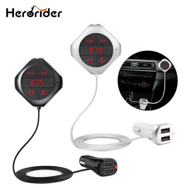 herorider wireless car bluetooth fm transmitter dual usb charger handscar mp3 player modulator audio music playing tf card
herorider wireless car bluetooth fm transmitter dual usb charger handscar mp3 player modulator audio music playing tf card
