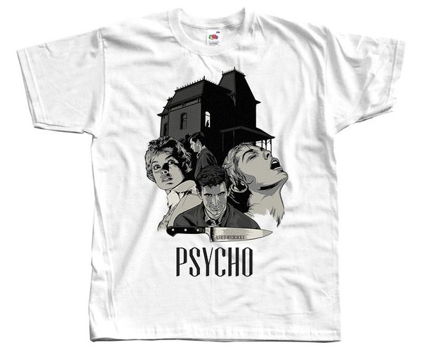 psycho, movie poster, alfred hitchcock t-shirt white all sizes s-3xl new design cotton male tee shirt designing
psycho, movie poster, alfred hitchcock t-shirt white all sizes s-3xl new design cotton male tee shirt designing