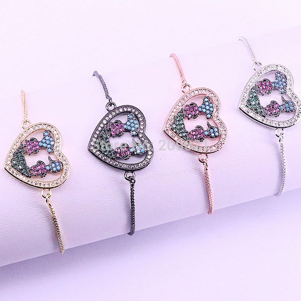 8шт новая мода micro pave цирконий милая девушка и мальчик браслеты коннекторов lovers gift, Black
8шт новая мода micro pave цирконий милая девушка и мальчик браслеты коннекторов lovers gift, Black