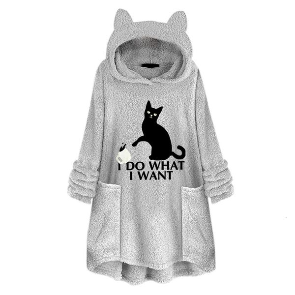 cat printed hoodies women plus size fleece oversize hoodie with cat ears warm oodies embroidery sweatshirt women sudadera mujer, Black
cat printed hoodies women plus size fleece oversize hoodie with cat ears warm oodies embroidery sweatshirt women sudadera mujer, Black
