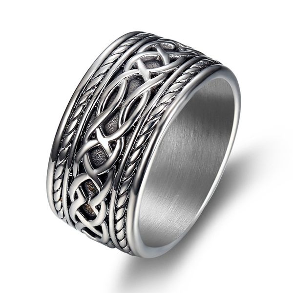 loredana solid titanium steel personality retro celtic twist thick ring for man creative exquisite jewelry, Golden;silver
loredana solid titanium steel personality retro celtic twist thick ring for man creative exquisite jewelry, Golden;silver