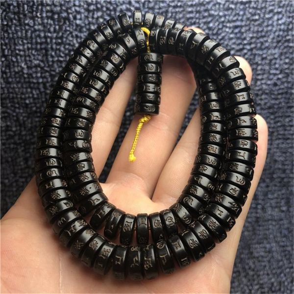 beaded, strands exquisite carved six words coconut shell spacer 108 black bracelet handmade diy beads men or women's buddhist wholesale
beaded, strands exquisite carved six words coconut shell spacer 108 black bracelet handmade diy beads men or women's buddhist wholesale
