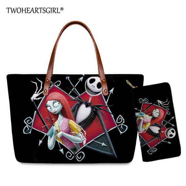 twoheartsgirl 2pcs / комплект женщины сумка кошмар перед рождеством печати сумки для женской дамы top-ручка сумки
twoheartsgirl 2pcs / комплект женщины сумка кошмар перед рождеством печати сумки для женской дамы top-ручка сумки