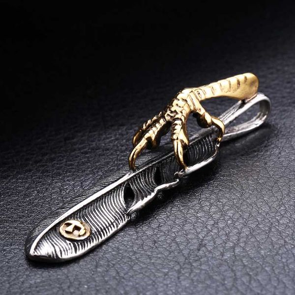 pendant necklaces cool eagl claw feather for man stainless steel unique chain necklace jewelry, Silver
pendant necklaces cool eagl claw feather for man stainless steel unique chain necklace jewelry, Silver