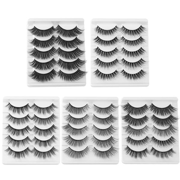 false eyelashes 5 pairs 3d faux mink eyelash cross wispies fluffy natural makeup fake eye lashes cruelty-handmade
false eyelashes 5 pairs 3d faux mink eyelash cross wispies fluffy natural makeup fake eye lashes cruelty-handmade