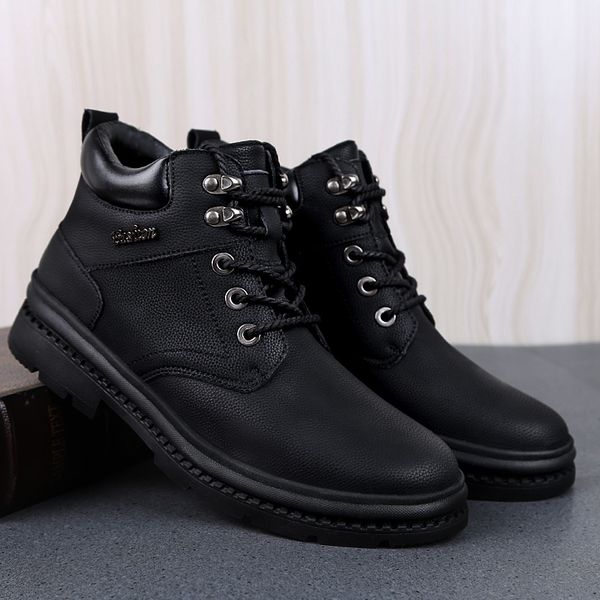 winter snow boots men 2020 марка мужчины теплые ботинки мужской лодыжки lace-up вскользь botas мода ручной работы кожа comfy меха мужская, Black
winter snow boots men 2020 марка мужчины теплые ботинки мужской лодыжки lace-up вскользь botas мода ручной работы кожа comfy меха мужская, Black