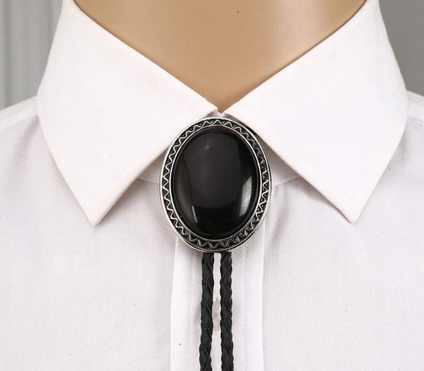 oval shape black agateoxny bolo tie for man cowboy western cowgirl leather rope zinc alloy necktie wave side, Black;gray
oval shape black agateoxny bolo tie for man cowboy western cowgirl leather rope zinc alloy necktie wave side, Black;gray