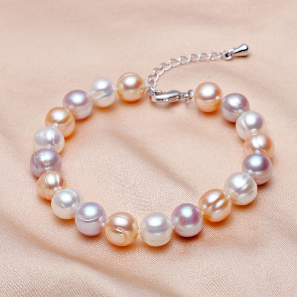 new wholesale 2pcs fashion simple wild freshwater pearl multicolor 8-9mm potato shape irregular thread bracelet, Black
new wholesale 2pcs fashion simple wild freshwater pearl multicolor 8-9mm potato shape irregular thread bracelet, Black