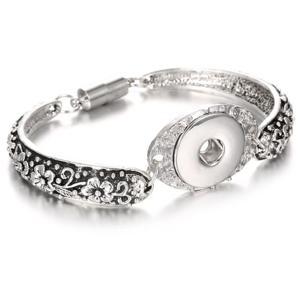 snap jewelry 18mm ibryant snap button flowers carved bracelet for women vintage magnetic bracelets men's arm ib573, Black
snap jewelry 18mm ibryant snap button flowers carved bracelet for women vintage magnetic bracelets men's arm ib573, Black