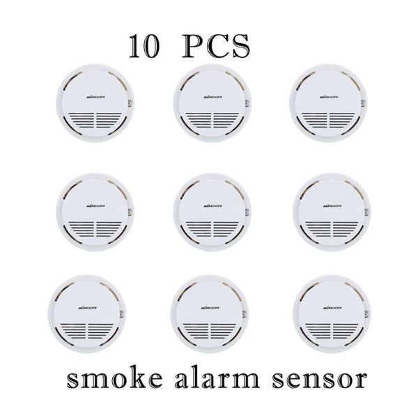 10pcs standalone pelectric smoke alarm sensor smoke detector alarm fire protection high sensitivity for home security, Black;white
10pcs standalone pelectric smoke alarm sensor smoke detector alarm fire protection high sensitivity for home security, Black;white