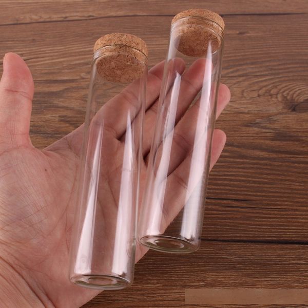 24pcs 60ml size 30*120mm test tube with cork ser spice bottles container jars vials diy craft t200506
24pcs 60ml size 30*120mm test tube with cork ser spice bottles container jars vials diy craft t200506
