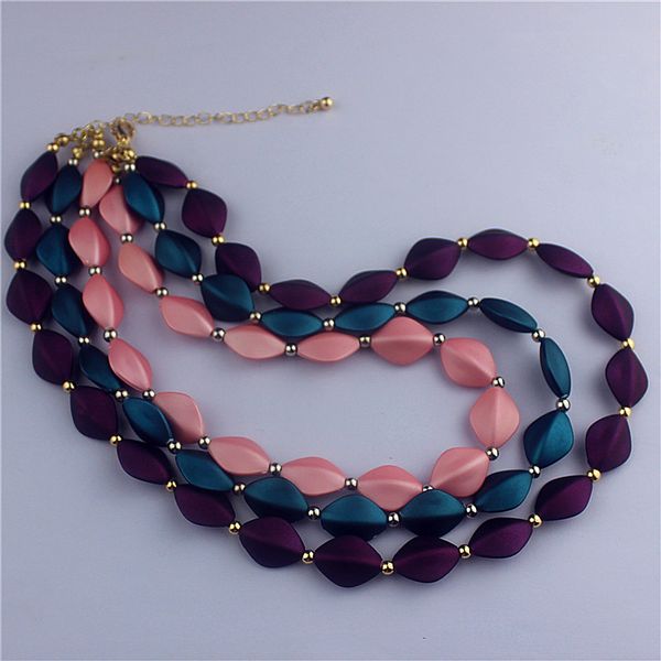 chains the fashion gorgeous female jewelry girl birthday party beautiful pink and blue purple collocation necklace, Silver
chains the fashion gorgeous female jewelry girl birthday party beautiful pink and blue purple collocation necklace, Silver