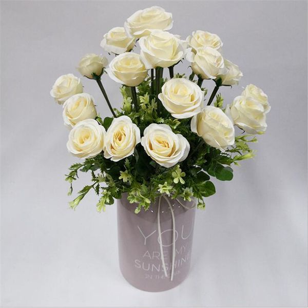10p fake rose (10 stems/bunch) 16.93" length simulation roses plastic accessoriesfor wedding home decorative artificial flowers
10p fake rose (10 stems/bunch) 16.93" length simulation roses plastic accessoriesfor wedding home decorative artificial flowers