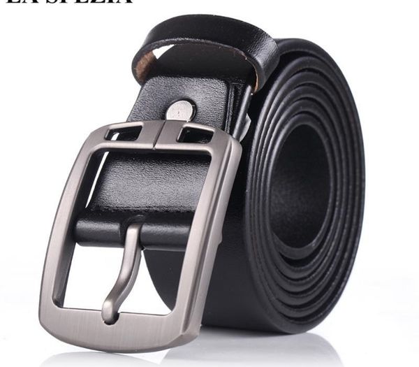la spezia men belt black genuine leather belts for men pin buckle casual cowhide pink buckle belt male accessories, Black;brown
la spezia men belt black genuine leather belts for men pin buckle casual cowhide pink buckle belt male accessories, Black;brown