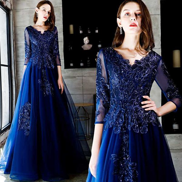 party dresses v neck long sleeves a line evening dress for women formal prom gown elegant banquets custom made vestidos, White;black
party dresses v neck long sleeves a line evening dress for women formal prom gown elegant banquets custom made vestidos, White;black