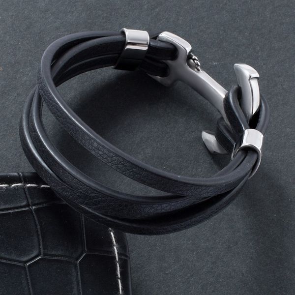 vintage black leather rope bracelet men stainless steel easy hook buckle leather bangle wrap fashion jewelry gifts, Golden;silver
vintage black leather rope bracelet men stainless steel easy hook buckle leather bangle wrap fashion jewelry gifts, Golden;silver