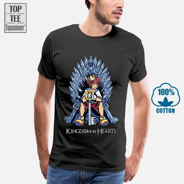 kingdom of hearts t-shirt men tshirt game of thrones t shirt summer anime tee game fitness cotton clothing