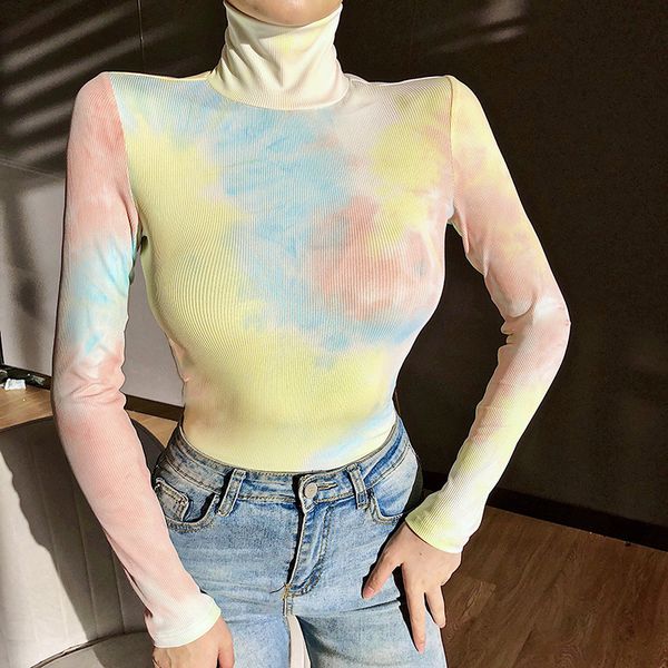 contrast high collar blouse for ladies fashion tight knit t-shirt for women elegant and beautiful fashion female long sleeve knitwear, White
contrast high collar blouse for ladies fashion tight knit t-shirt for women elegant and beautiful fashion female long sleeve knitwear, White