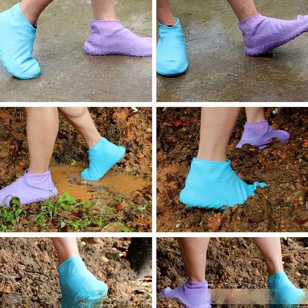 new silicone gel waterproof rain shoes covers reusable rubber overshoes rain boots recyclable household outdoors sundries ing
new silicone gel waterproof rain shoes covers reusable rubber overshoes rain boots recyclable household outdoors sundries ing