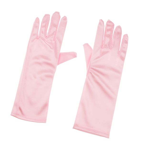 kids formal stretch nylon long finger gloves for girl children party accessory, White
kids formal stretch nylon long finger gloves for girl children party accessory, White