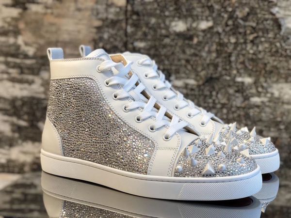 strass & pik pik sikes red bottom sneakers high casual shoes men women outdoor trainers party dress wedding eu35-47, Black
strass & pik pik sikes red bottom sneakers high casual shoes men women outdoor trainers party dress wedding eu35-47, Black