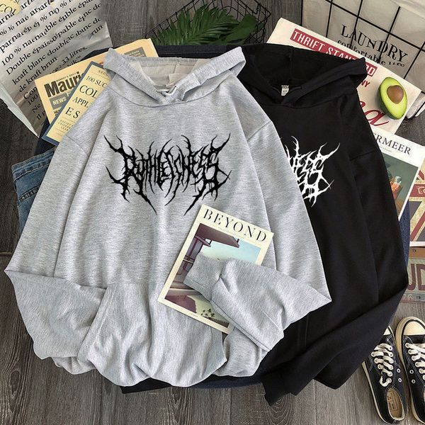 harajuku sweatshirts ladies warm gothic streetwear punk women hoody horror fashionable casual simple letter printing, Black
harajuku sweatshirts ladies warm gothic streetwear punk women hoody horror fashionable casual simple letter printing, Black