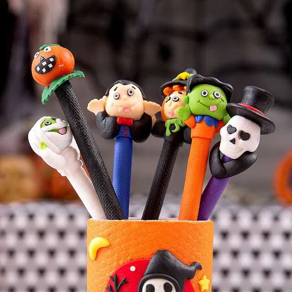 halloween gift ballpoint pens cartoon creative funny pumpkin witch clay pen party decorations for children's ball kids toy 6 colors
halloween gift ballpoint pens cartoon creative funny pumpkin witch clay pen party decorations for children's ball kids toy 6 colors