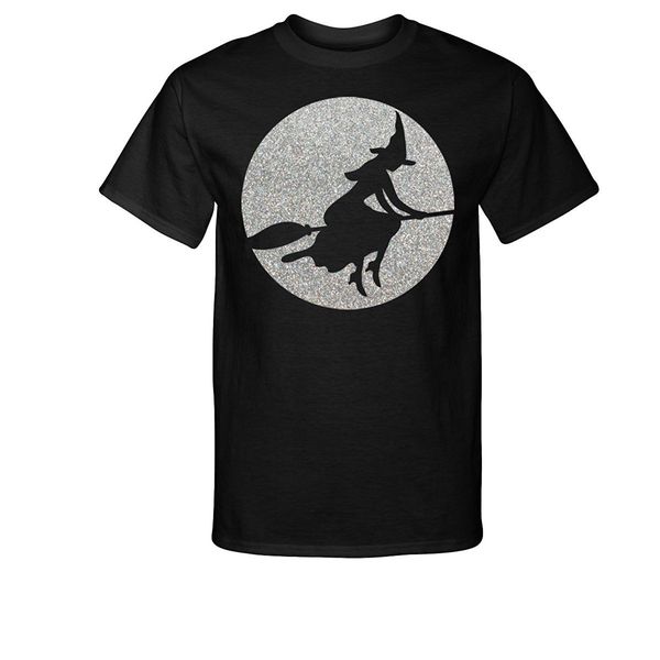2019 fashion cotton tee shirt fashion flying witch on broomstick with glitters t-shirt
2019 fashion cotton tee shirt fashion flying witch on broomstick with glitters t-shirt