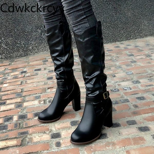 winter the new fashion round head thick heel boots black handsome plus velvet keep warm high heel women boots size 34-46
winter the new fashion round head thick heel boots black handsome plus velvet keep warm high heel women boots size 34-46