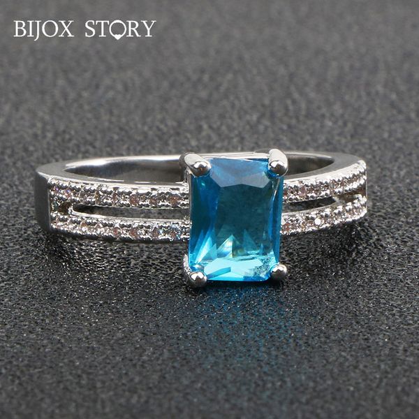 cluster rings bijox story fashion 925 sterling silver charm ring with 7*9mm rectangle sapphire gemstone for women wedding engagement wholesa, Golden;silver
cluster rings bijox story fashion 925 sterling silver charm ring with 7*9mm rectangle sapphire gemstone for women wedding engagement wholesa, Golden;silver