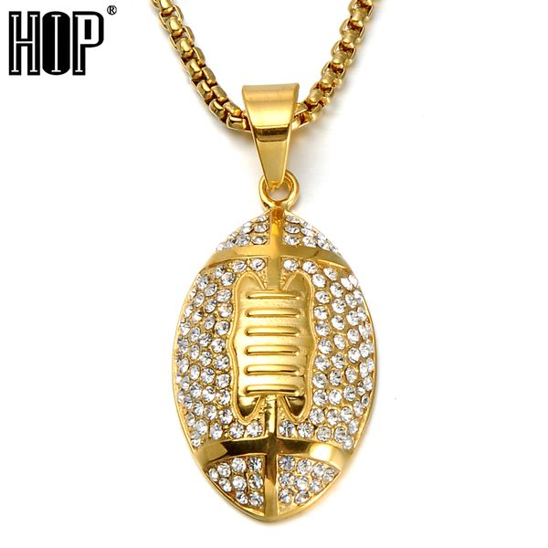 hip hop full rhinestone iced out rugby football pendants necklace for men sport jewelry 24inch gold color stainless steel chain, Silver
hip hop full rhinestone iced out rugby football pendants necklace for men sport jewelry 24inch gold color stainless steel chain, Silver