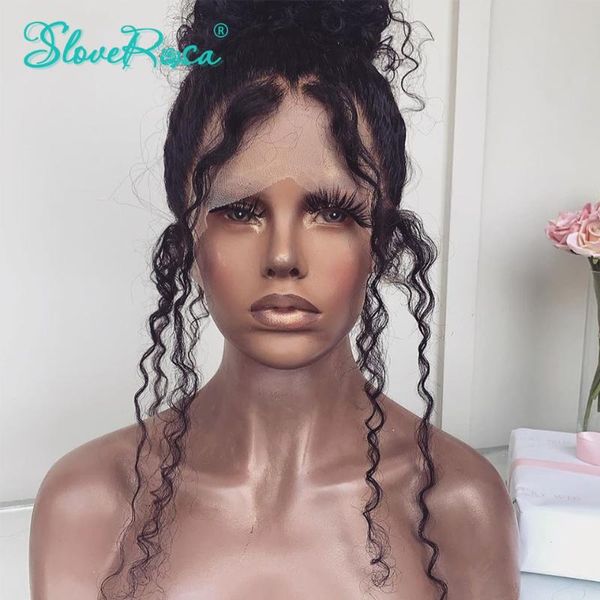 130% density full lace human hair wigs deep curly brazilian remy hair for woman black with baby bleached knots slove rosa, Black;brown
130% density full lace human hair wigs deep curly brazilian remy hair for woman black with baby bleached knots slove rosa, Black;brown