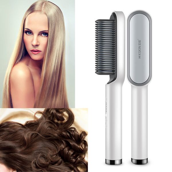 professional ceramic tourmaline comb straightener detangling curly hair brush electric straightening comb ion brush smooth
professional ceramic tourmaline comb straightener detangling curly hair brush electric straightening comb ion brush smooth