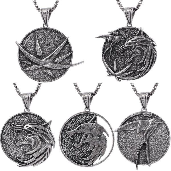 wolf head necklace name wizard 3 necklaces pendants fashion jewelry party medallion round necklaces long men gift collier femme, Silver
wolf head necklace name wizard 3 necklaces pendants fashion jewelry party medallion round necklaces long men gift collier femme, Silver
