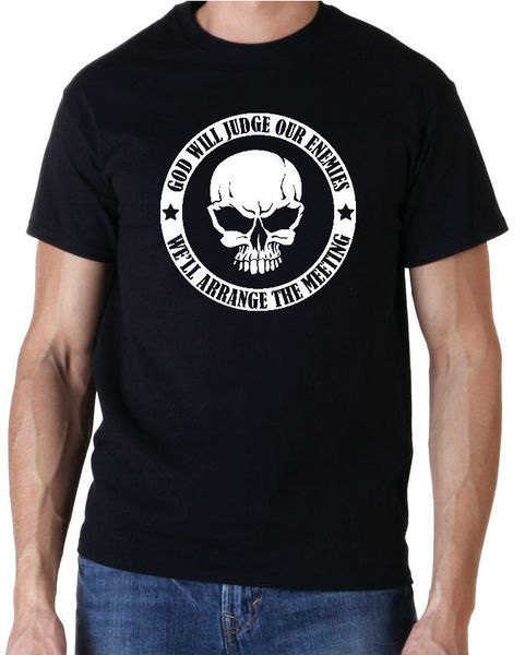 новая мода мужская с коротким рукавом бог осудит наши враги мы организуем встречу t shirt весёлые повседневный футболках tops
новая мода мужская с коротким рукавом бог осудит наши враги мы организуем встречу t shirt весёлые повседневный футболках tops