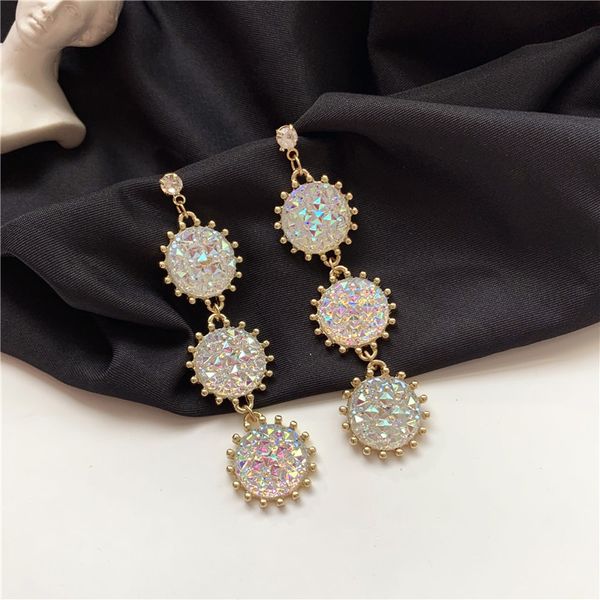 silver needle korea temperament personality long tassel sun color drop earrings for women fashion jewelry accessories
silver needle korea temperament personality long tassel sun color drop earrings for women fashion jewelry accessories