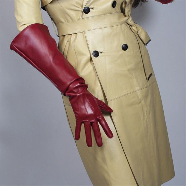 five fingers gloves women long leather 50cm over elbow imitation sheepskin pu deep wine red crimson 3-push50, Blue;gray
five fingers gloves women long leather 50cm over elbow imitation sheepskin pu deep wine red crimson 3-push50, Blue;gray