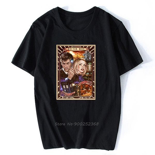 printing who daleks exterminate to victory sitcoms t-shirt o-neck short sleeves doctor who dr. tshirt tees