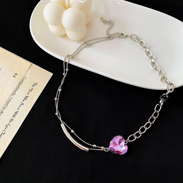 2020 love heart shape necklace female fashion design feeling necklace ins cold wind collarbone chain, Golden;silver
2020 love heart shape necklace female fashion design feeling necklace ins cold wind collarbone chain, Golden;silver