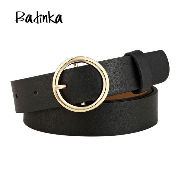 badinka new gold round metal circle belt female gold silver black white pu leather waist belts for women jeans pants wholesale, Black;brown
badinka new gold round metal circle belt female gold silver black white pu leather waist belts for women jeans pants wholesale, Black;brown