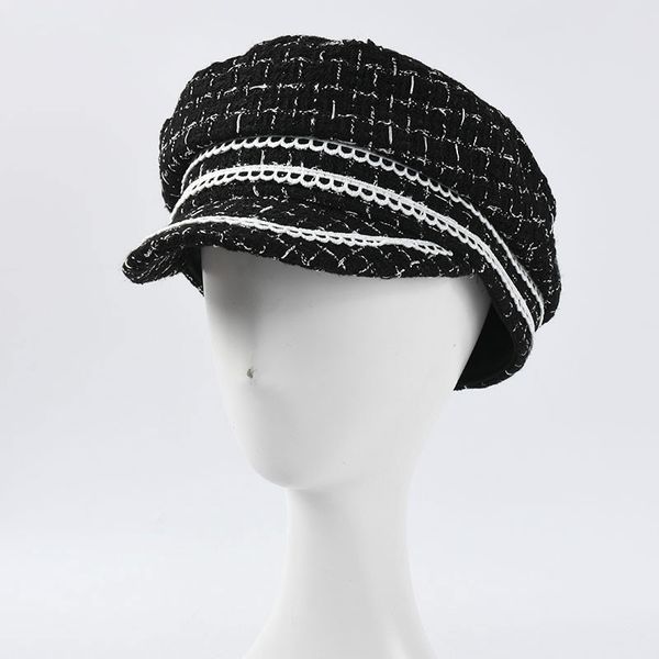 berets autumn winter artists cap ladies hat black white lattice octagonal korean version of cotton and linen painter, Blue;gray
berets autumn winter artists cap ladies hat black white lattice octagonal korean version of cotton and linen painter, Blue;gray