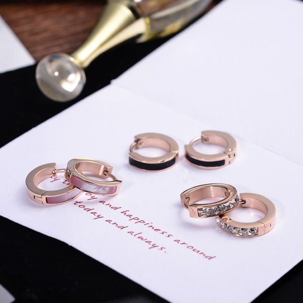 yun ruo 2020 white shell inlay hoop earring woman rose gold color titanium steel jewelry girl gift party never fade wholesale, Golden;silver
yun ruo 2020 white shell inlay hoop earring woman rose gold color titanium steel jewelry girl gift party never fade wholesale, Golden;silver