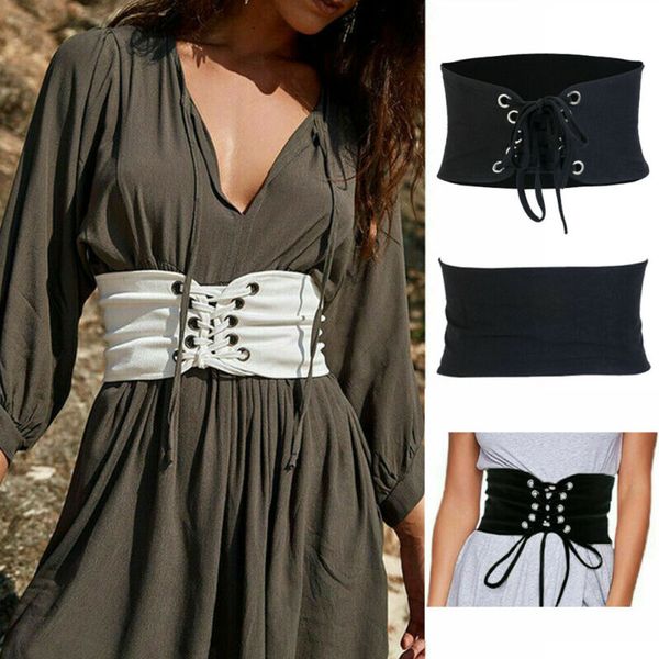 fashion womens wide waist belt metal flower elastic stretch buckle waistband 2020 lace vintage bandage black waist belt, Black;brown
fashion womens wide waist belt metal flower elastic stretch buckle waistband 2020 lace vintage bandage black waist belt, Black;brown