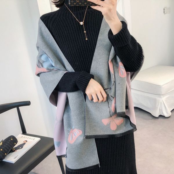 2020 women cashmere scarf winter warm shawls and wraps lady print thick blanket neck scarves bufanda, Blue;gray
2020 women cashmere scarf winter warm shawls and wraps lady print thick blanket neck scarves bufanda, Blue;gray